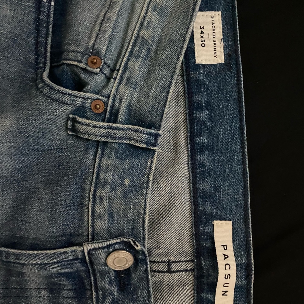 Pacsun Stacked Skinny Jeans